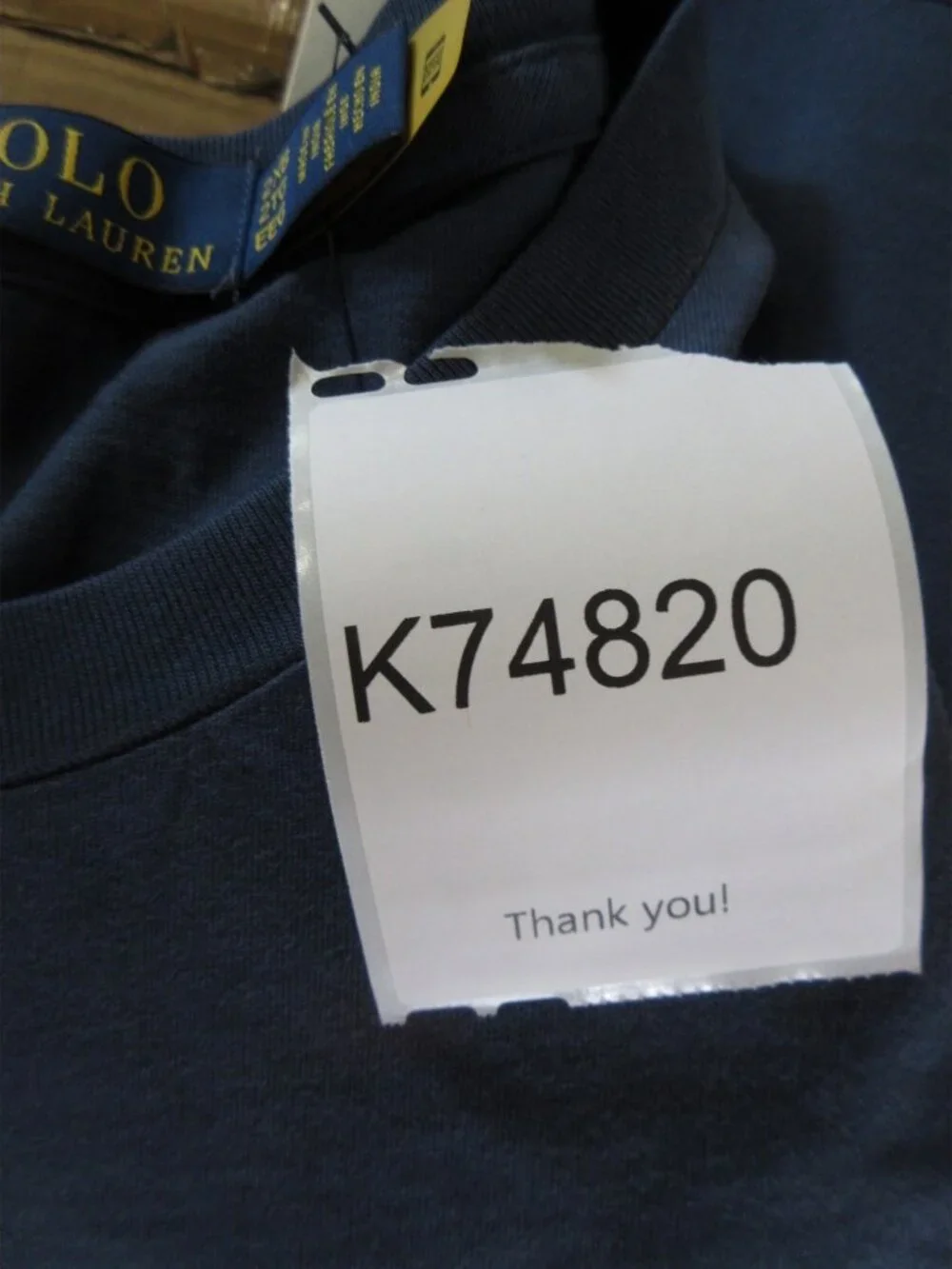 Polo Ralph Lauren Shirt 2XB Big Navy P Wing 67 Athletic Div Graphic Tee